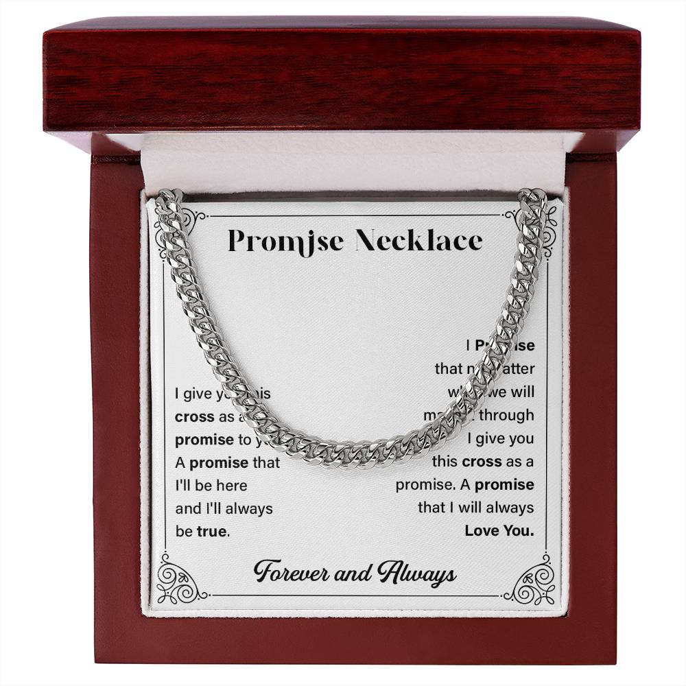 Promise Necklace for Him – Forever And Always.
