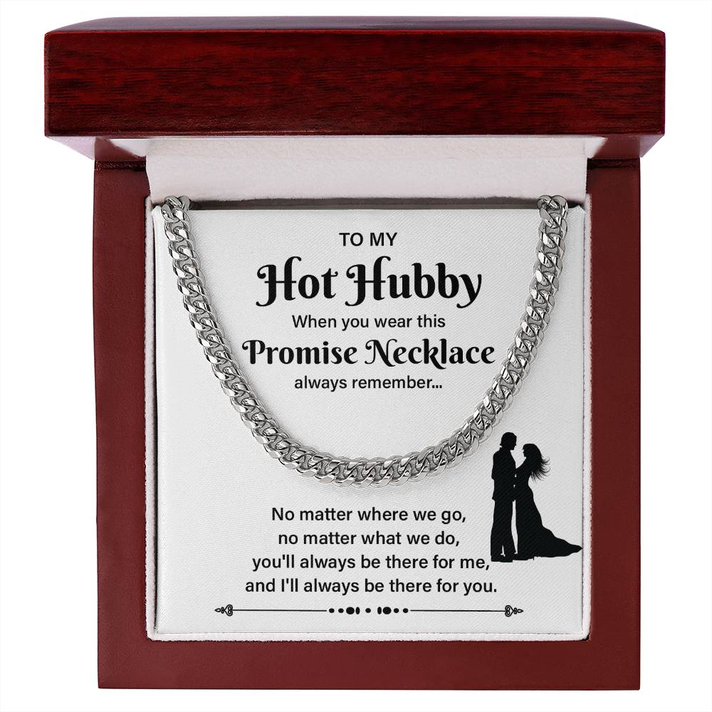 Hot Hubby Necklace Gift – with Message Card