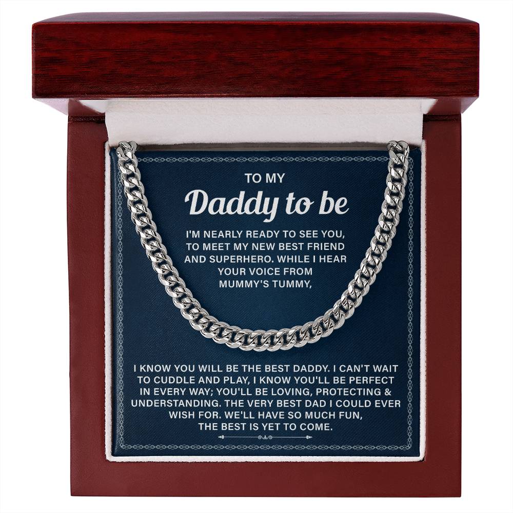 Dad To Be Gifts For 1st Time Dad Necklace With Message Card