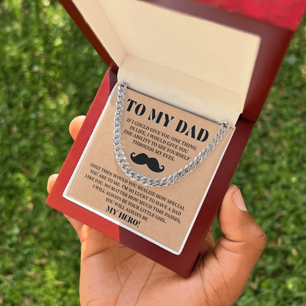 Dad Gift from Daughter with Touching Message Note