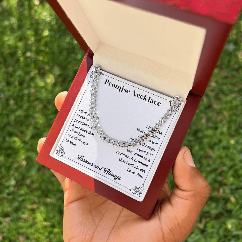 Promise Necklace for Him – Forever And Always.