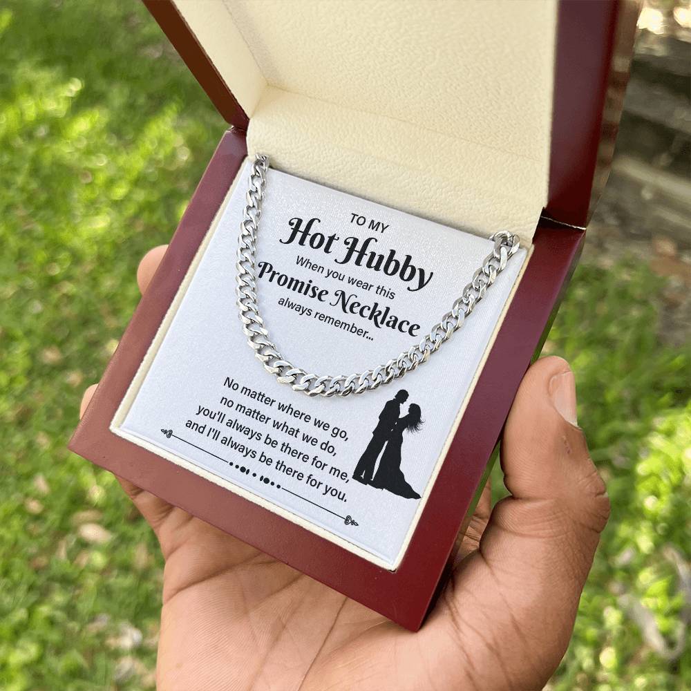 Hot Hubby Necklace Gift – with Message Card