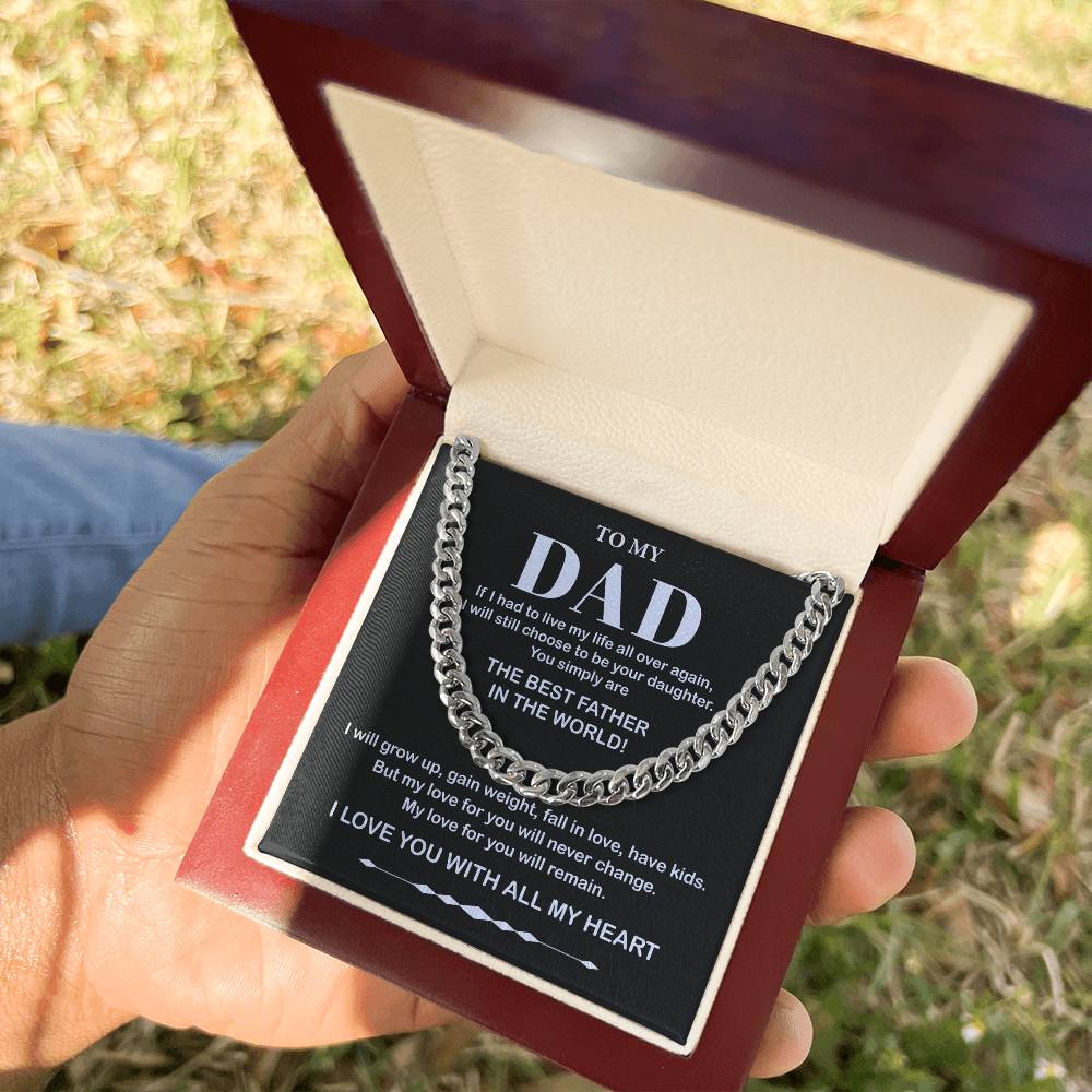 To My Dad Gift from Younger Daughter with Heartfelt Note