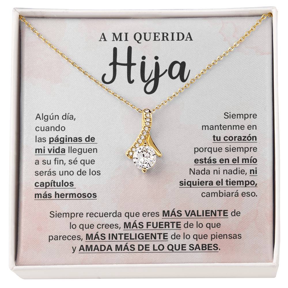Collar Para Mi Querida Hija – Amor Incondicional de Madre