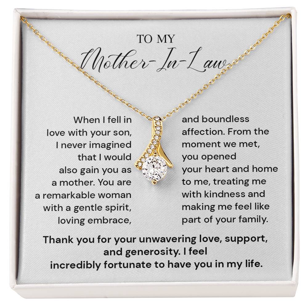 Mother-in-Law Gift from Bride Wedding Necklace