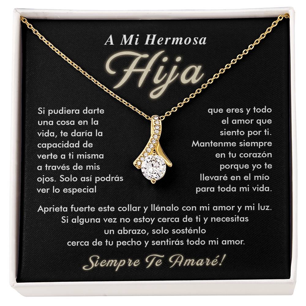 Collar Para Mi Hija – Mensaje de Amor y Valor desde Mamá