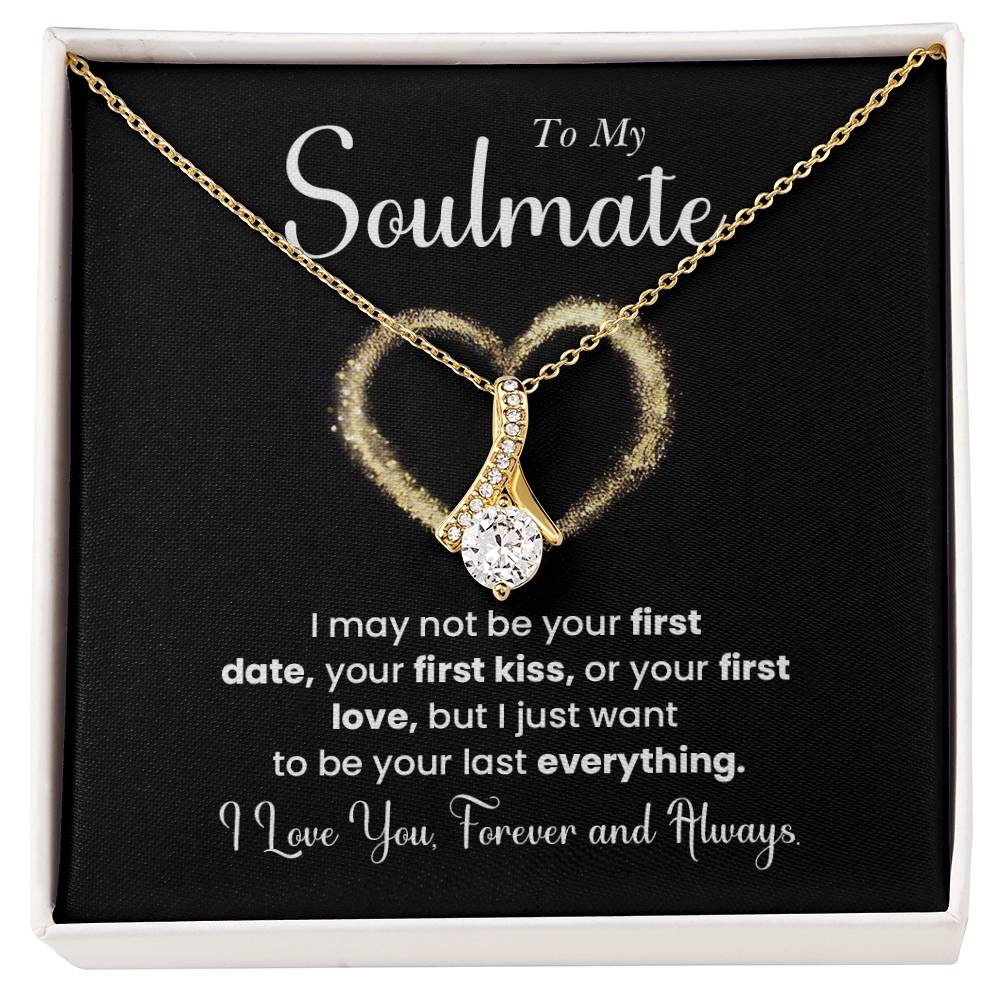 Soulmate Necklace Gift – Romantic Last Love Note