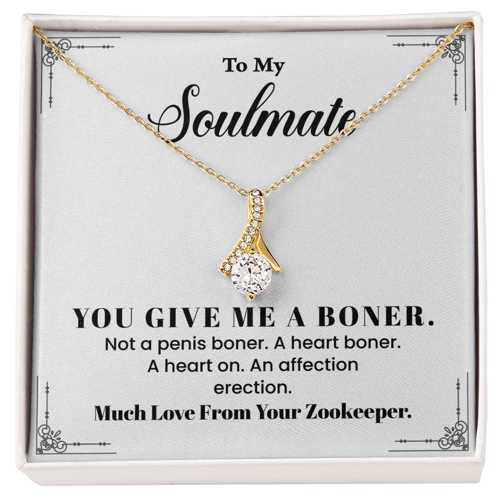 Funny Necklace Gift for Girlfriend Zookeeper Card