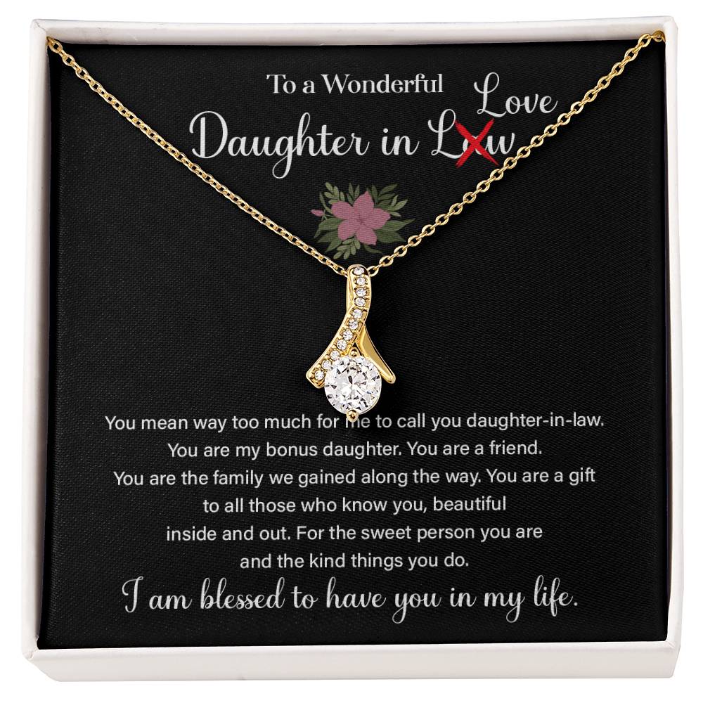 Bonus Daughter Gift from Mom – Loving Message Card