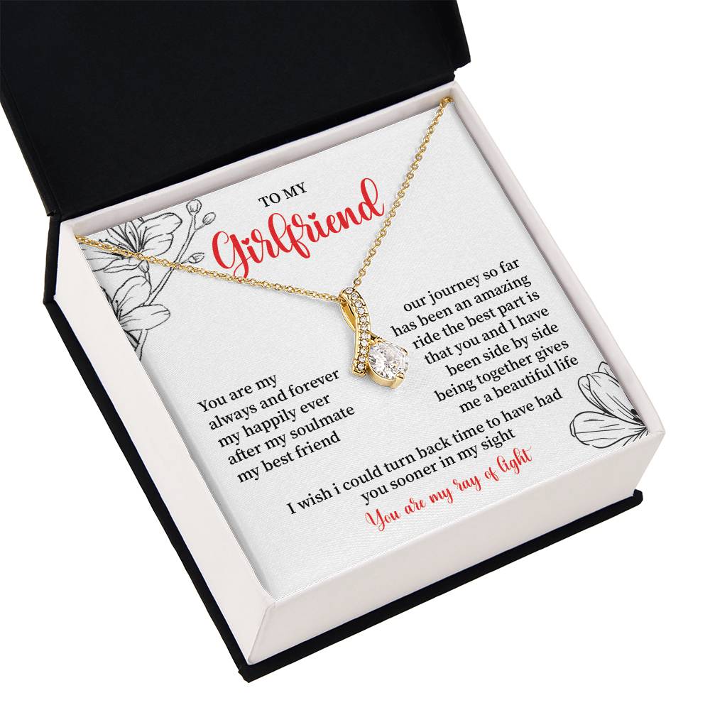To My Girlfriend - Jewelry Gift with Message Card
