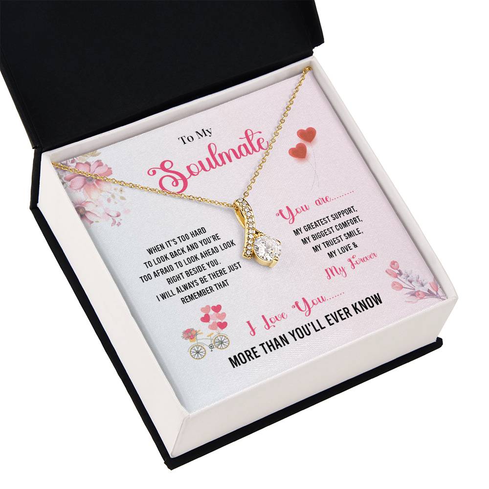 Comfort Necklace Gift for Soulmate with Love Card