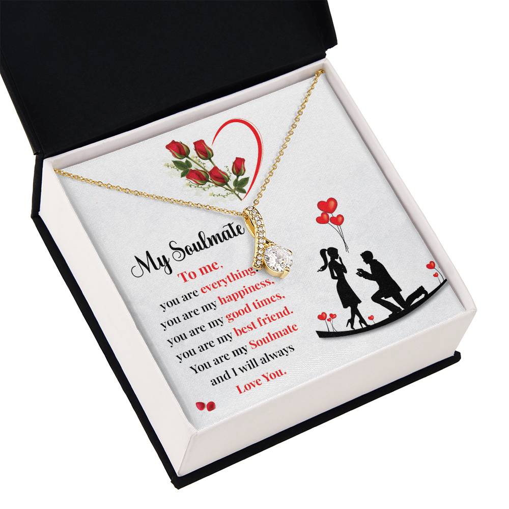Proposal Gift Necklace for Soulmate with Love Card