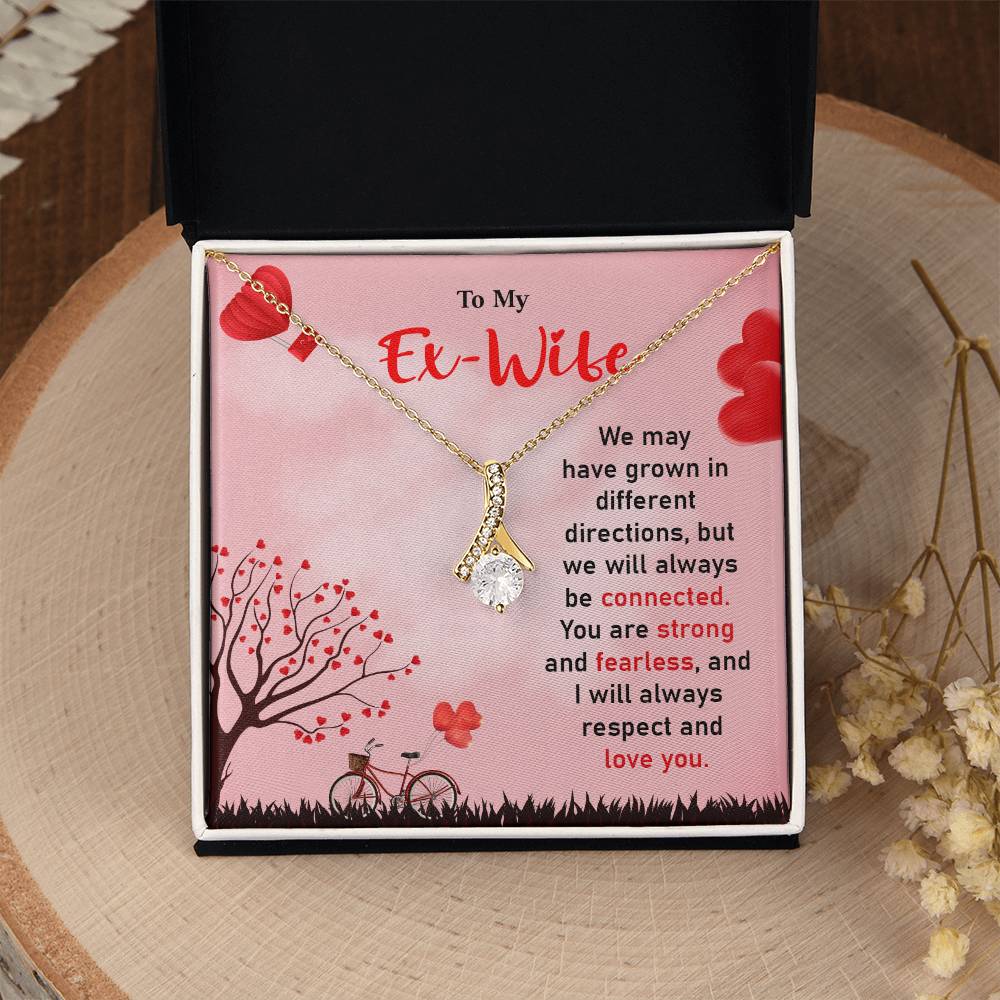 Ex-Wife Necklace Gift – Love & Respect Message Card