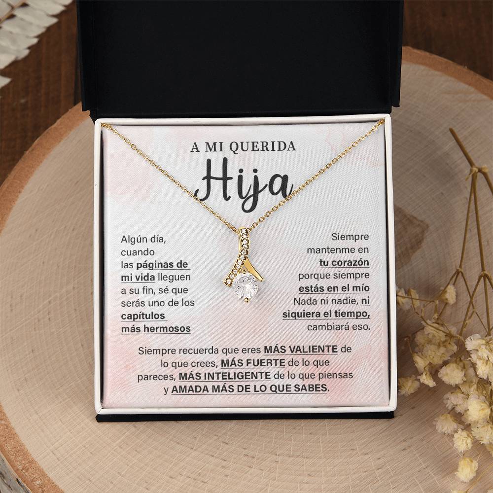 Collar Para Mi Querida Hija – Amor Incondicional de Madre