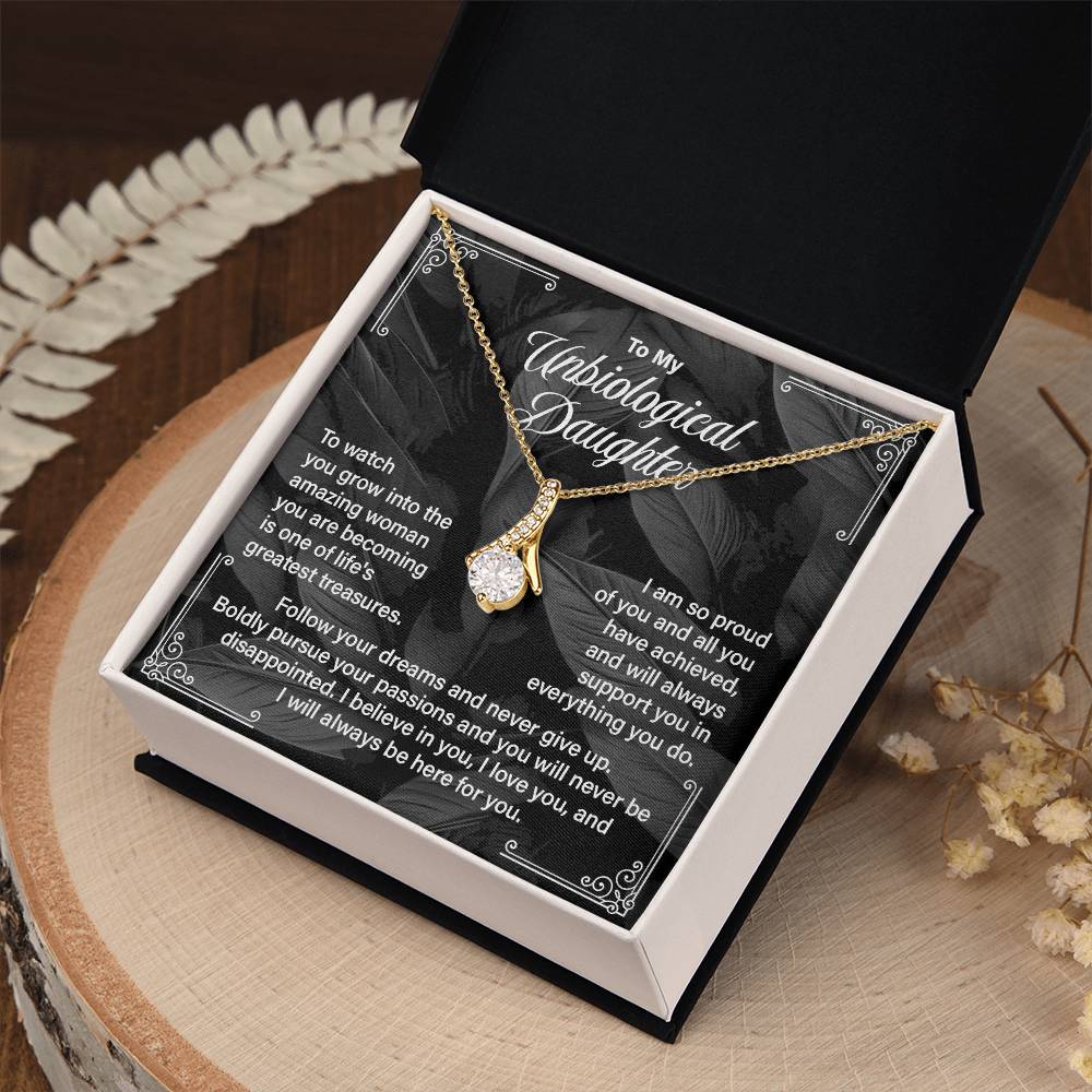 Bonus Daughter Gift Necklace with Message Card