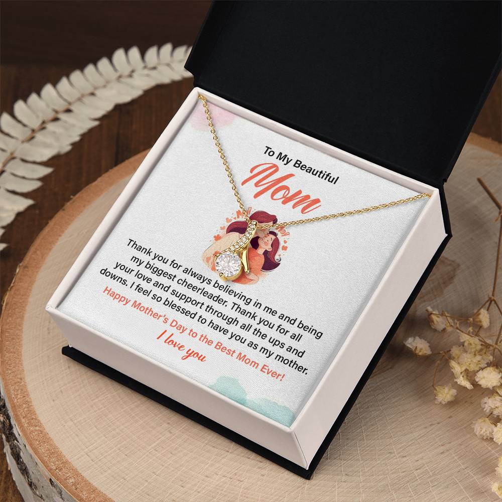 Mother’s Day Necklace Gift for Mom with Gift Box