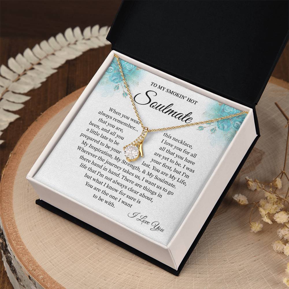 Soulmate Necklace Gift for Her – with Gift Box