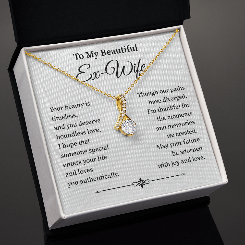 Gift for Ex-Wife with Thankful Message of Closure