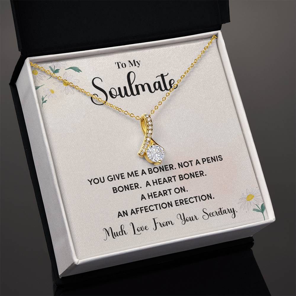 Funny Gift for Girlfriend from Secretary Necklace Box