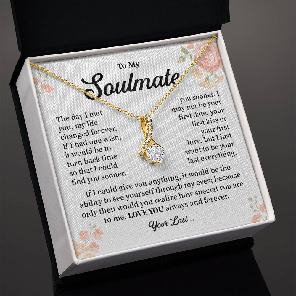 Soulmate Pendant Necklace for Her – Gift Box Jewelry