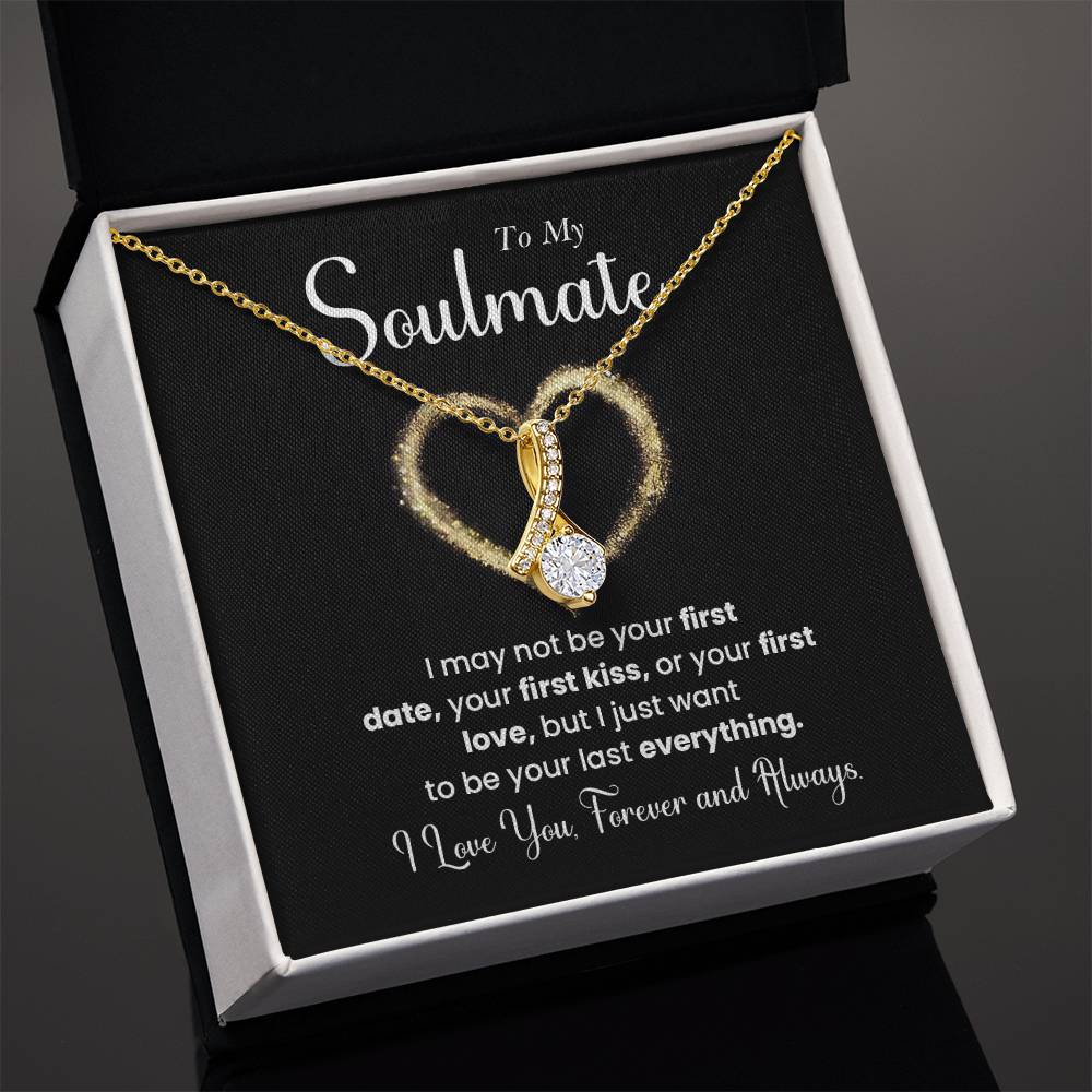 Soulmate Necklace Gift – Romantic Last Love Note
