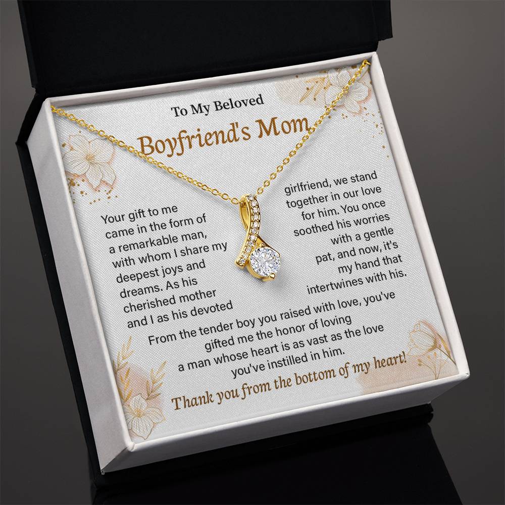 Boyfriend's Mom Necklace Gift from Girlfriend