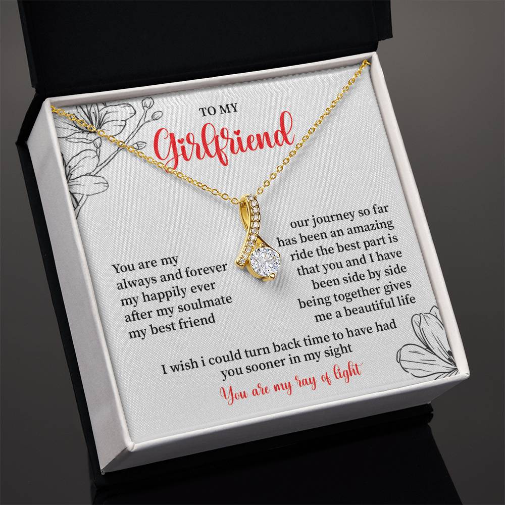 To My Girlfriend - Jewelry Gift with Message Card