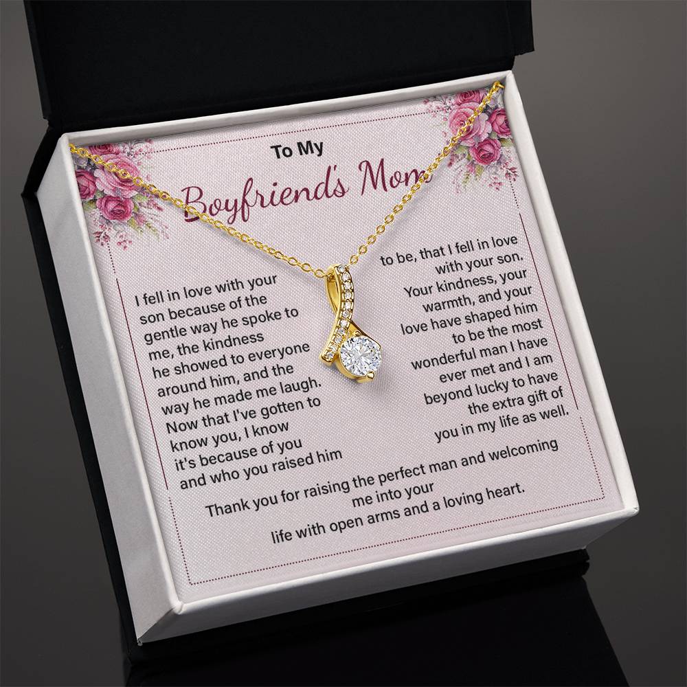 Boyfriend’s Mom Necklace Gift from Girlfriend