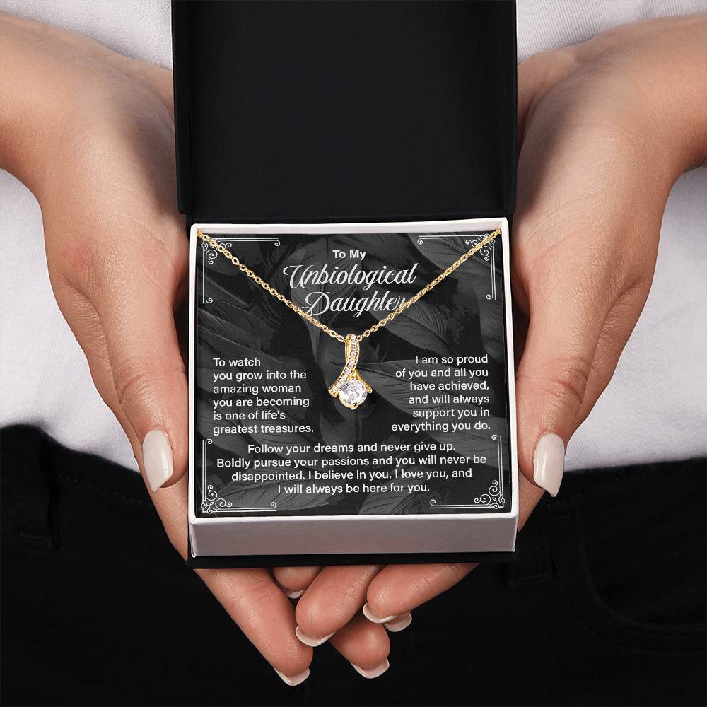 Bonus Daughter Gift Necklace with Message Card