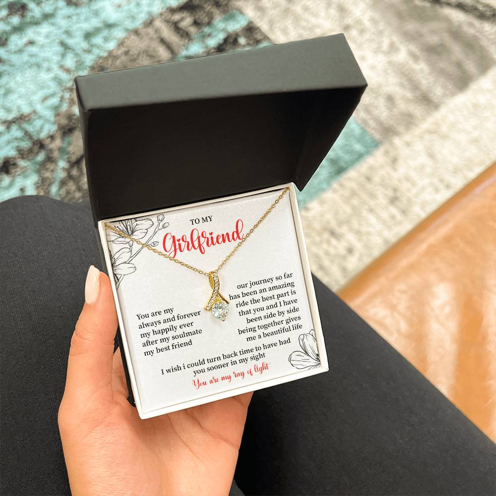 To My Girlfriend - Jewelry Gift with Message Card