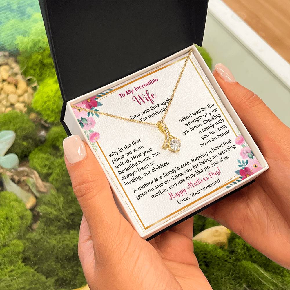 Mother’s Day Necklace Gift for Wife from Husband