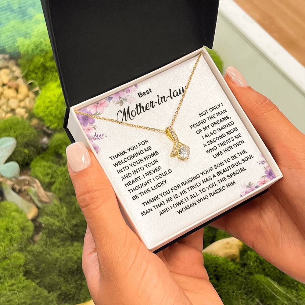 Mother-in-Law Necklace Gift from Daughter-in-Law