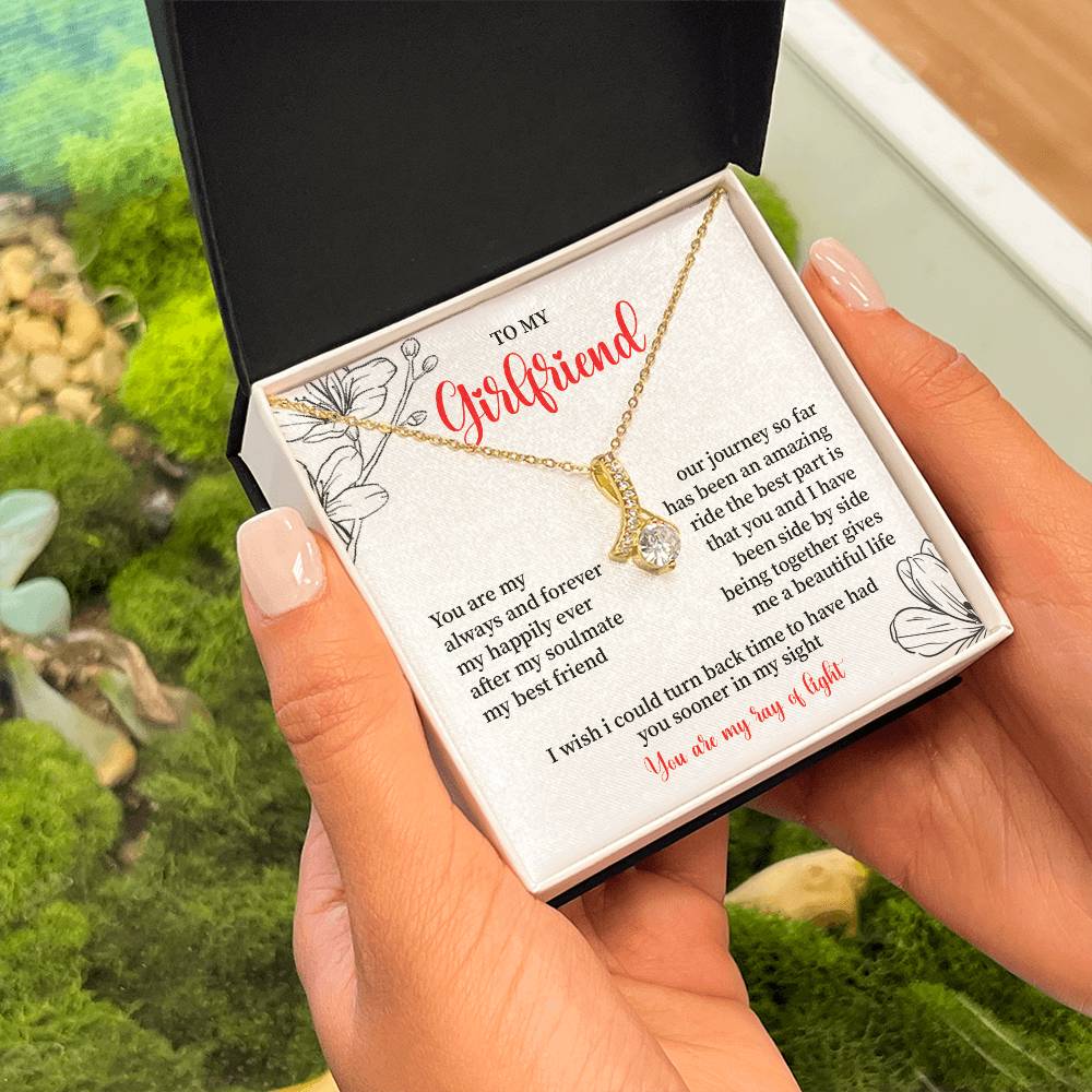 To My Girlfriend - Jewelry Gift with Message Card