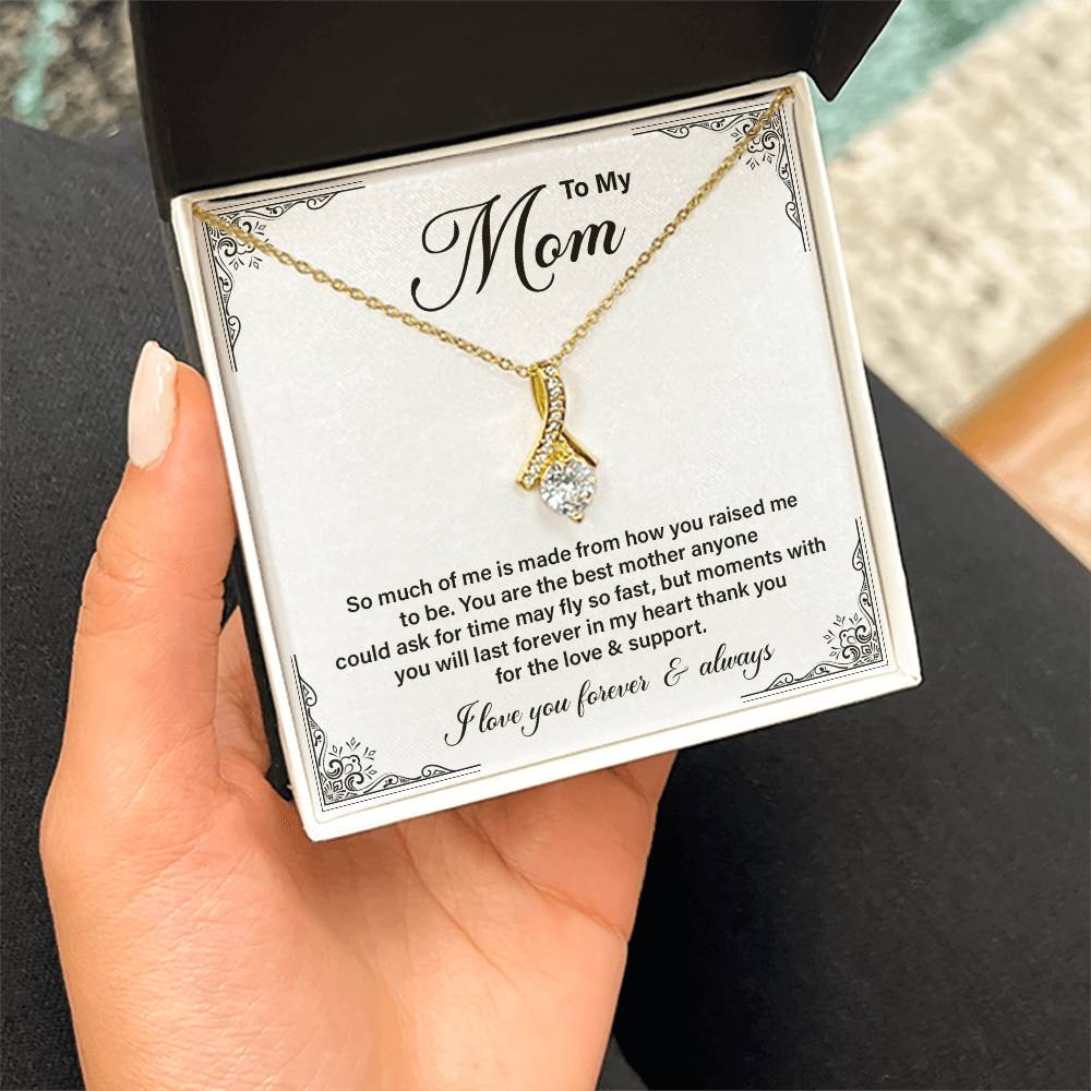 Elegant Mom Necklace Gift for Birthday or Mother's Day