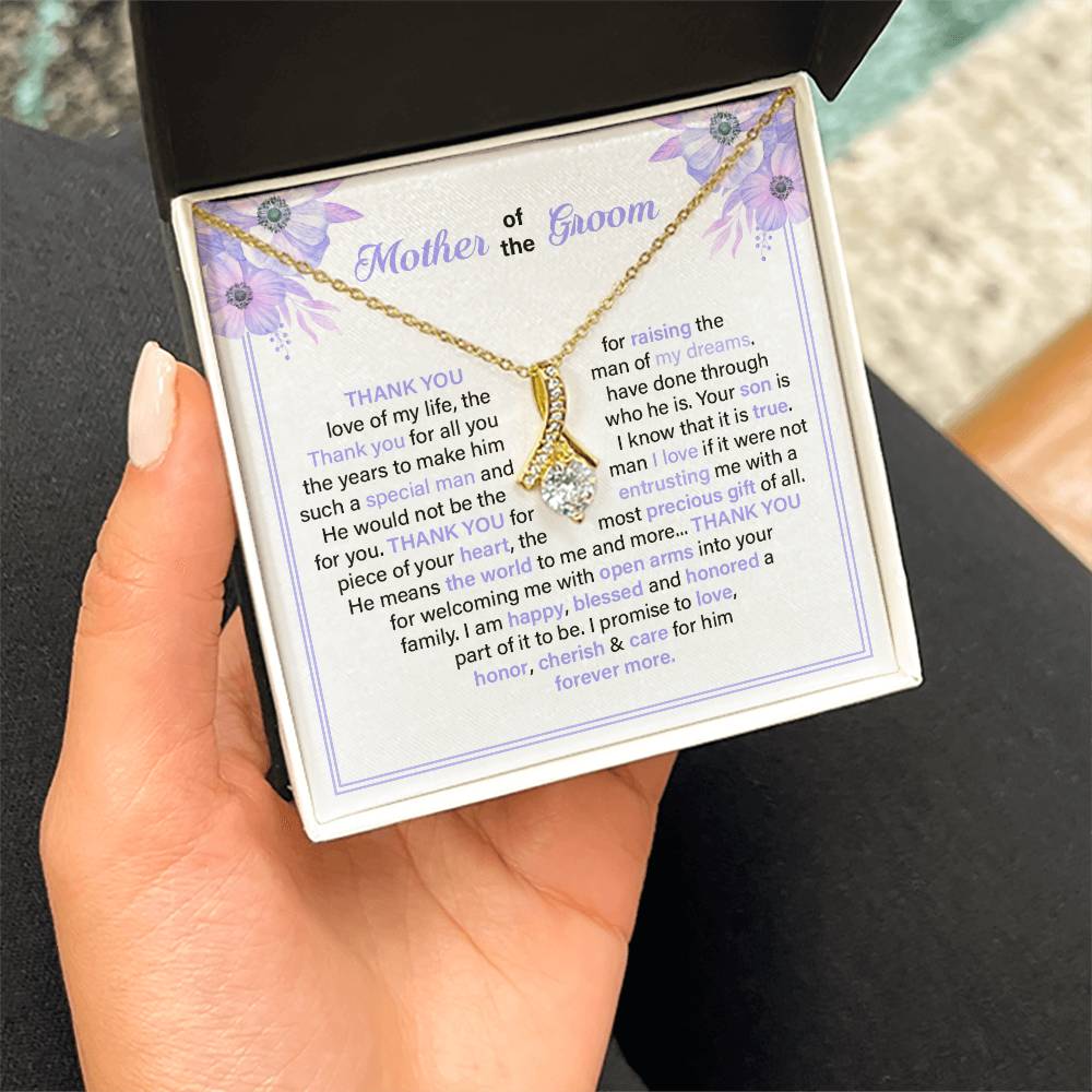 Gift for Mother of Groom from Bride – Message Card