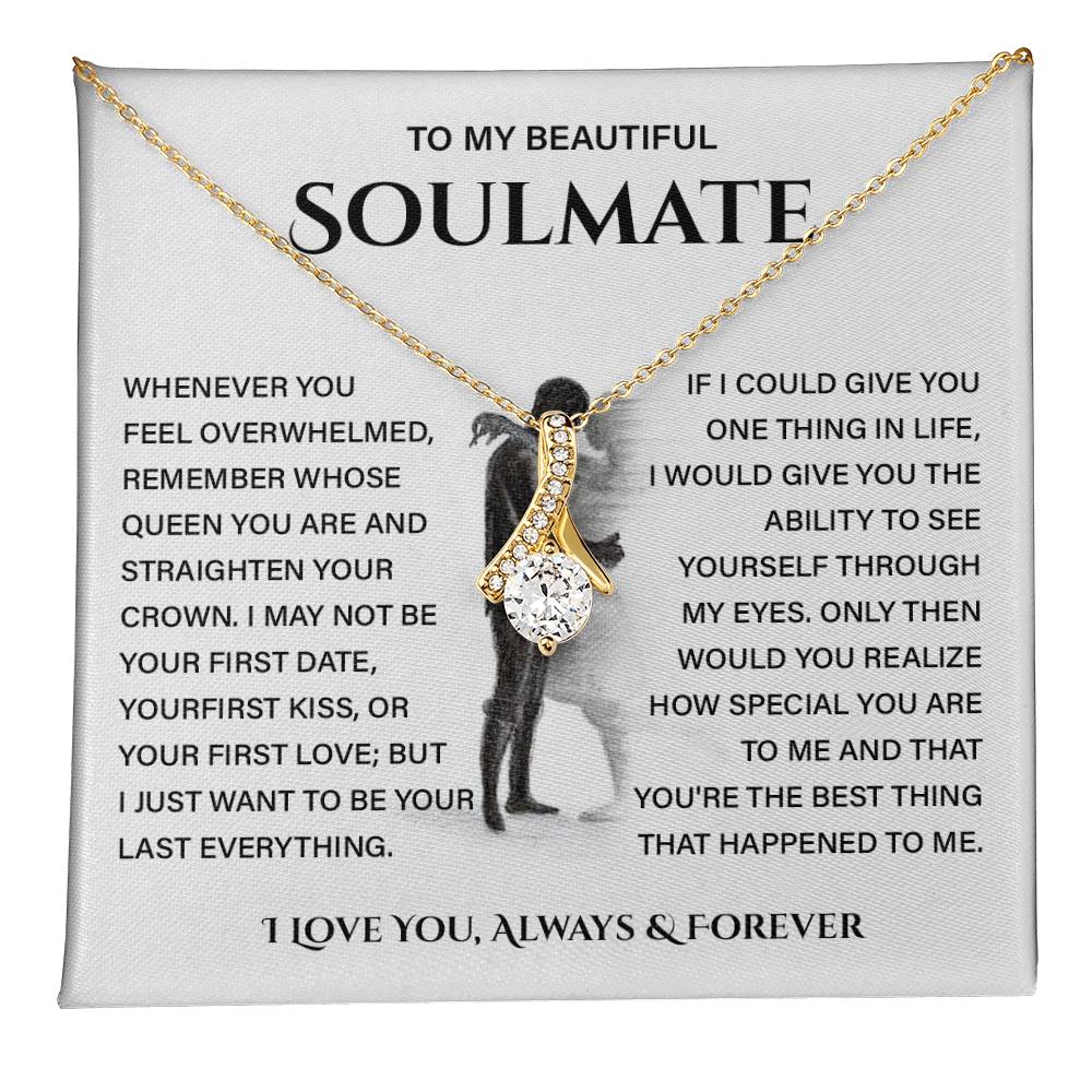 Soulmate Necklace Gift for Her – with Gift Box