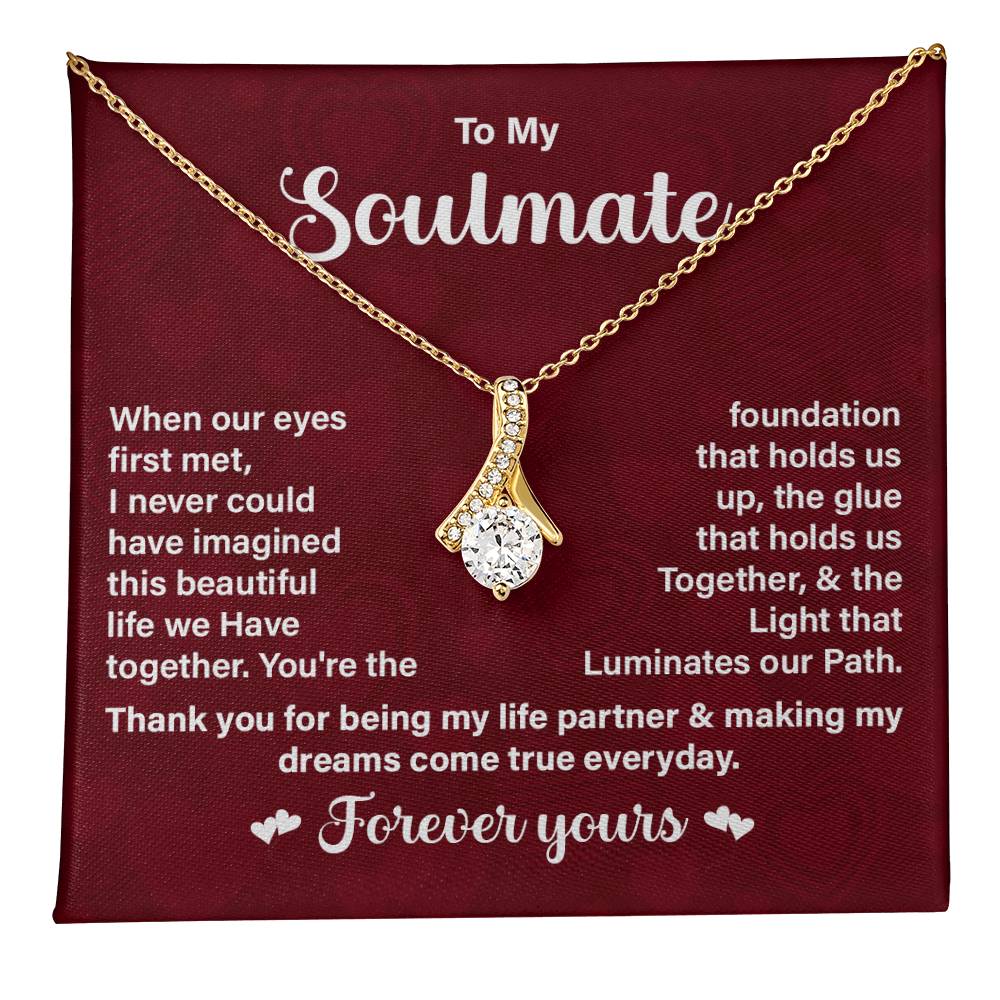 Soulmate Gift with Message Card for Life Partner