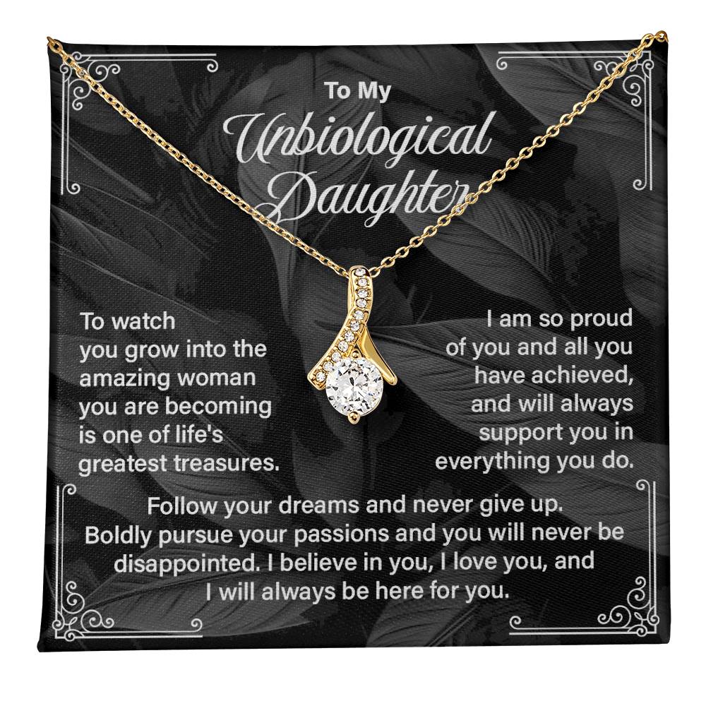 Bonus Daughter Gift Necklace with Message Card