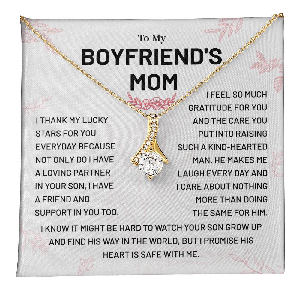 Boyfriend’s Mom Gift with Heartfelt Gratitude Message