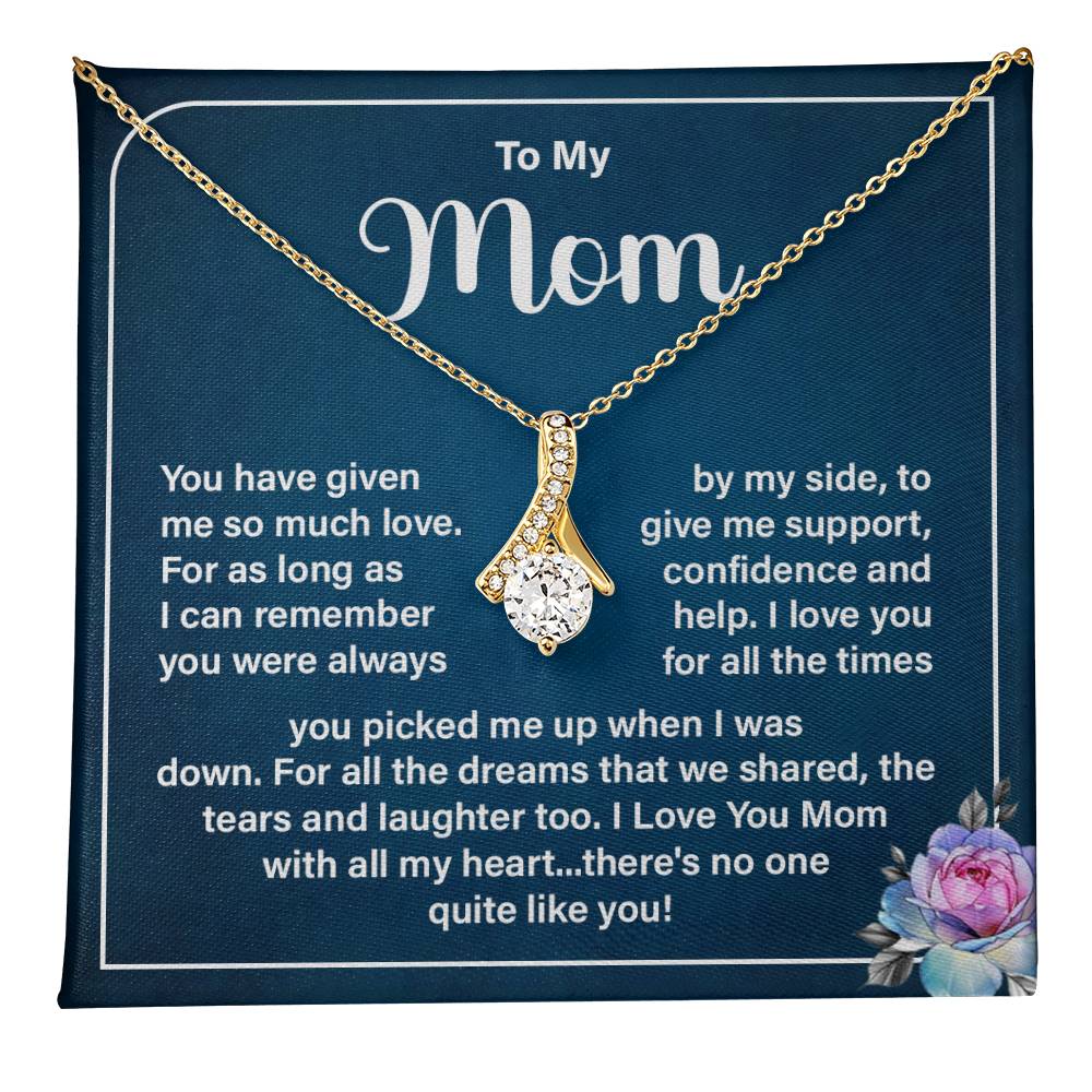 Mother Necklace Gift from Daughter with Gift Box