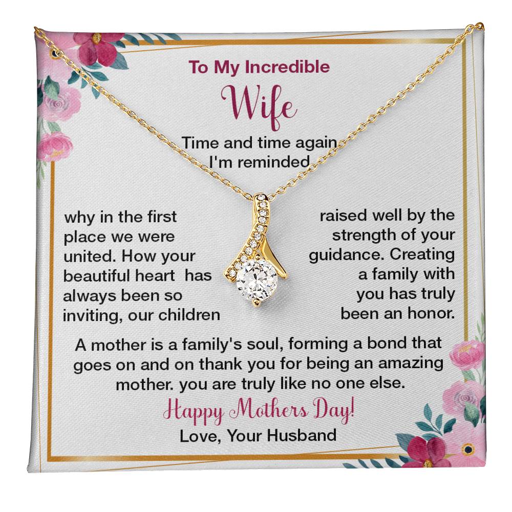 Mother’s Day Necklace Gift for Wife from Husband