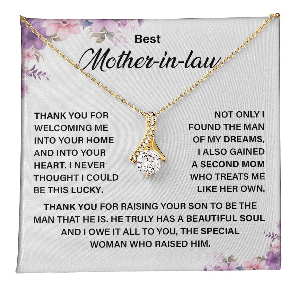 Mother-in-Law Necklace Gift from Daughter-in-Law