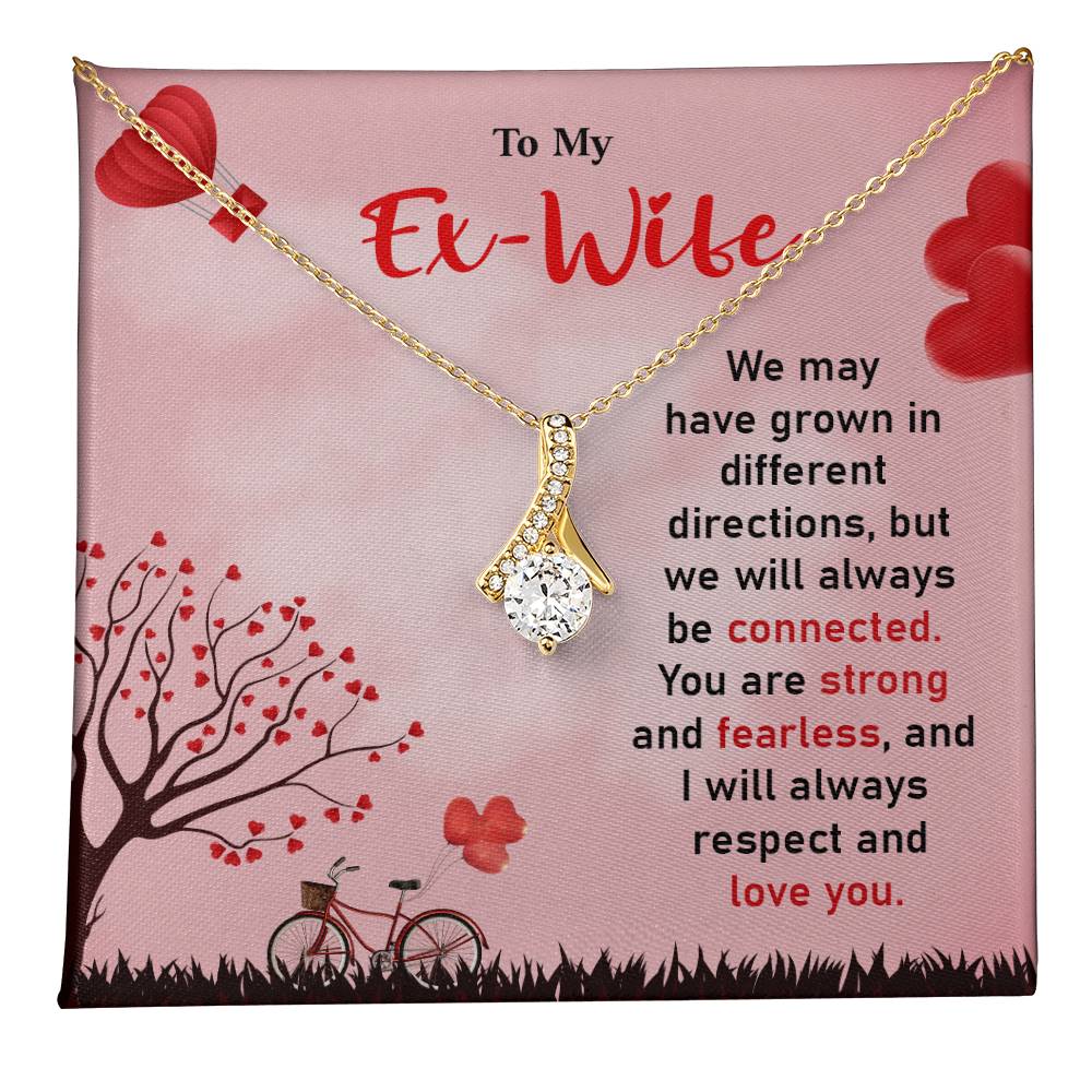 Ex-Wife Necklace Gift – Love & Respect Message Card