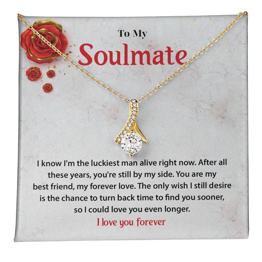 Forever Love Soulmate Necklace Gift for Wife or Girlfriend