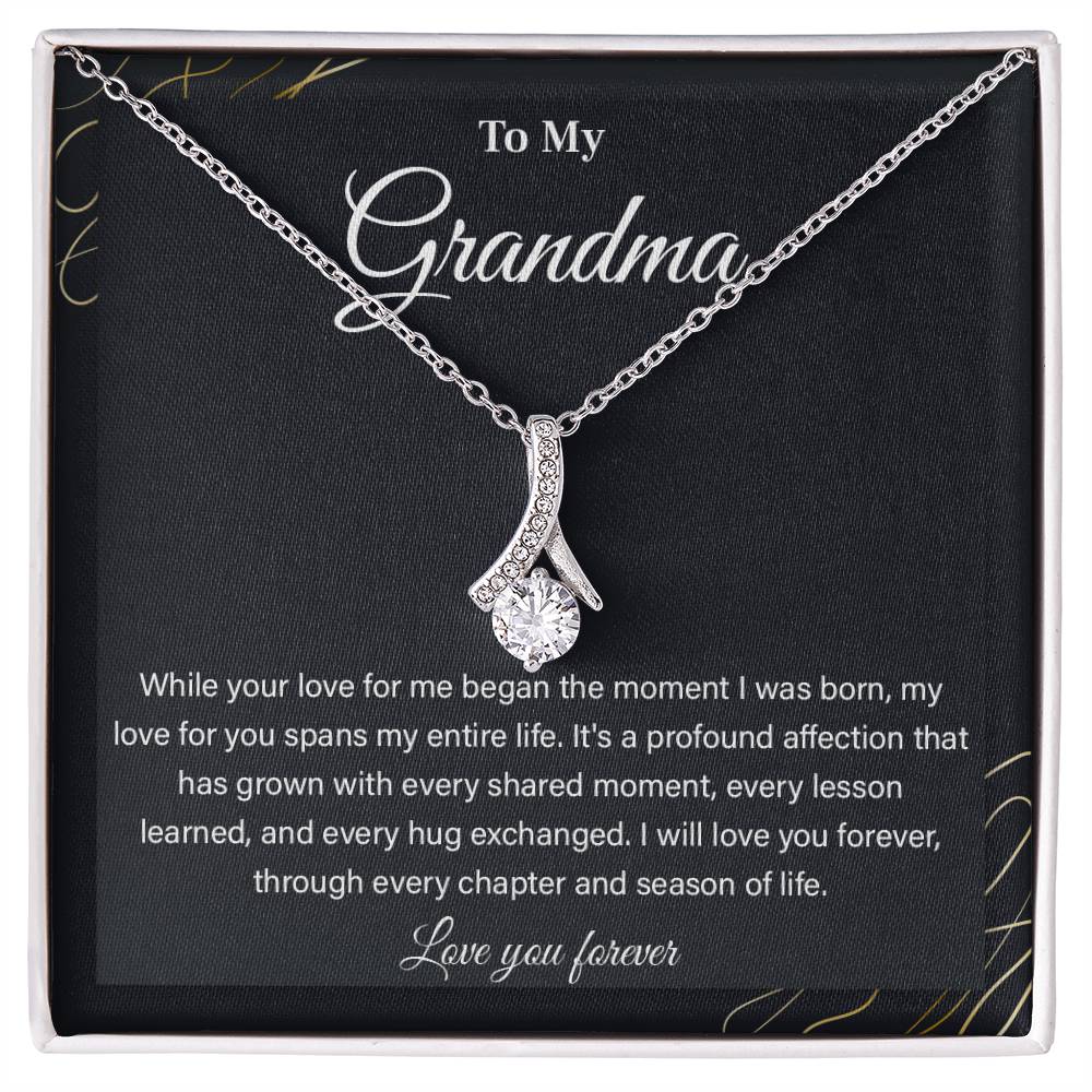 Cherished Gift for Grandma With Eternal Love Note