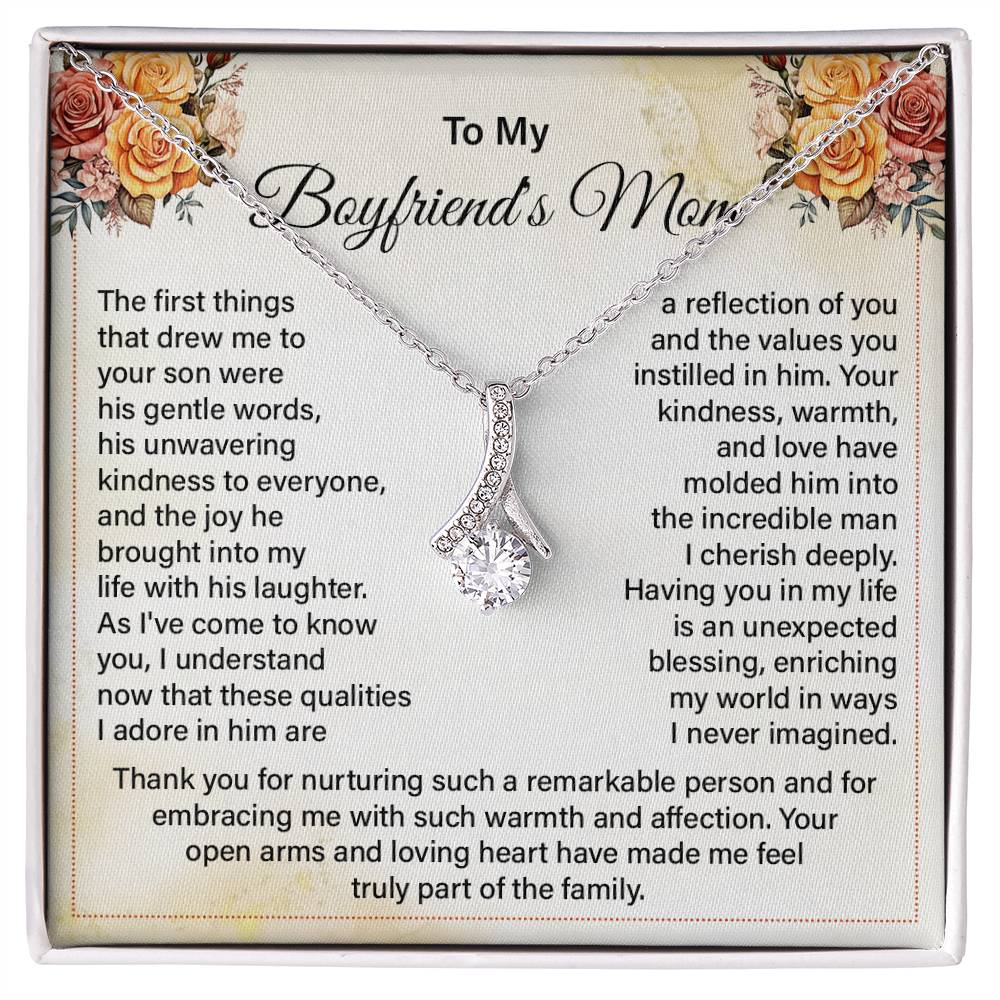 Boyfriend’s Mom Gift Necklace from Girlfriend