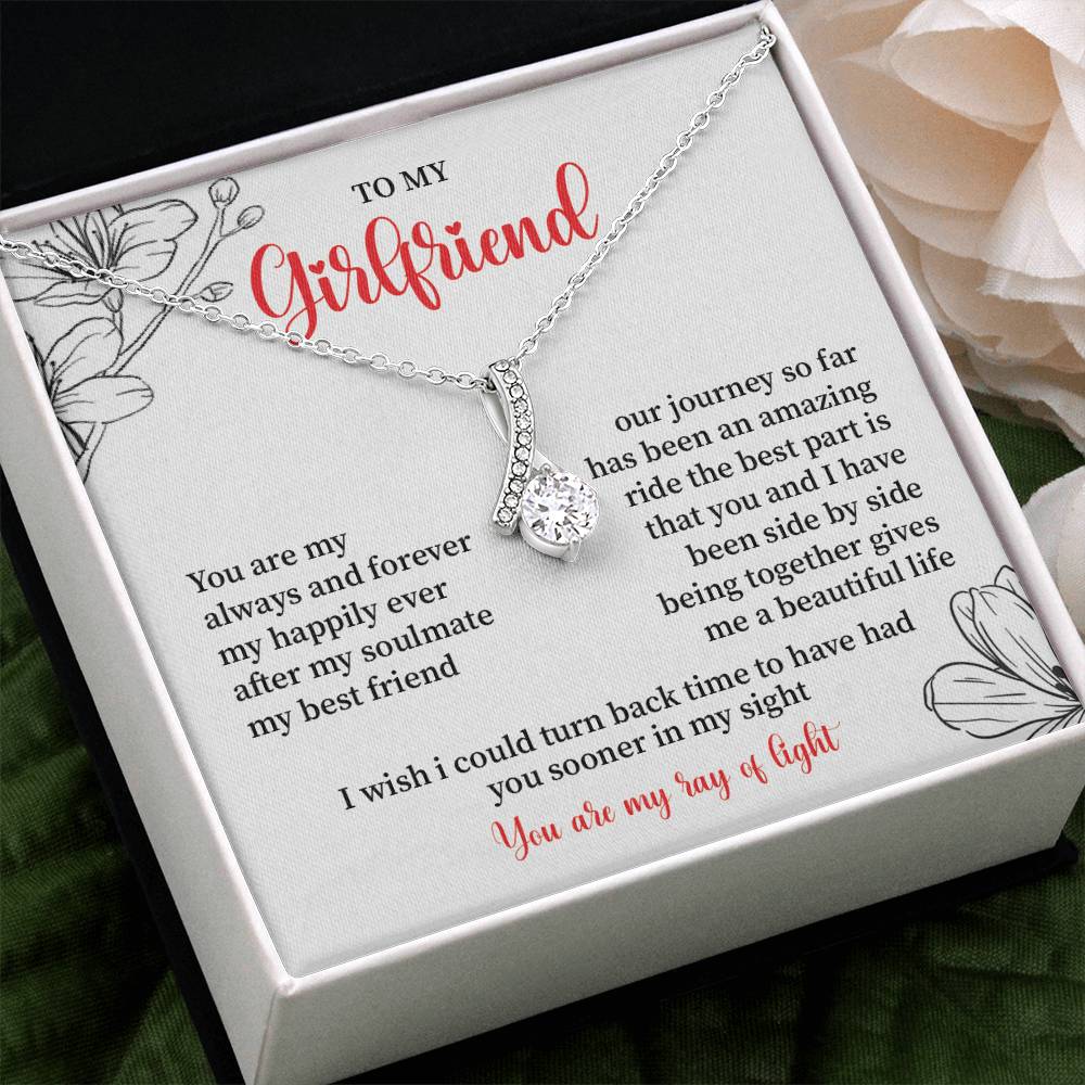 To My Girlfriend - Jewelry Gift with Message Card