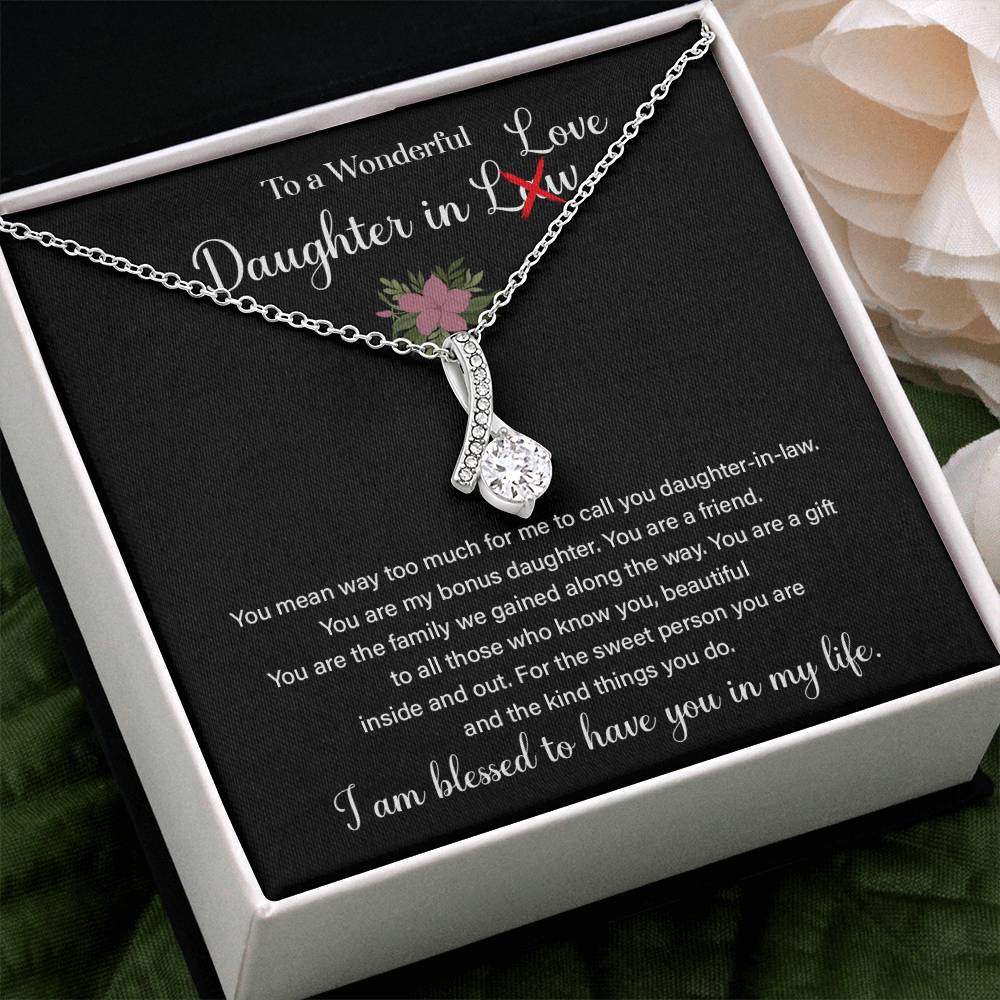 Bonus Daughter Gift from Mom – Loving Message Card
