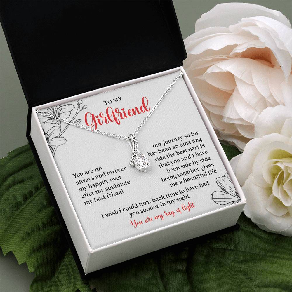 To My Girlfriend - Jewelry Gift with Message Card