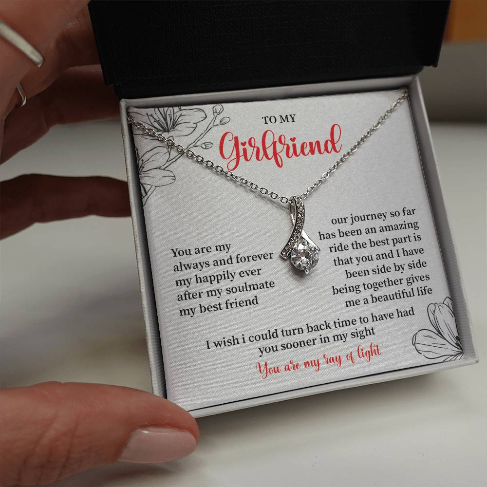 To My Girlfriend - Jewelry Gift with Message Card